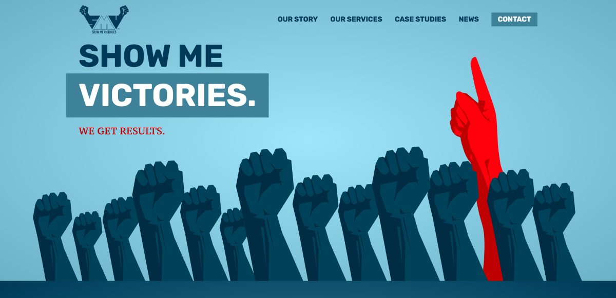 Screenshot of Show Me Victories