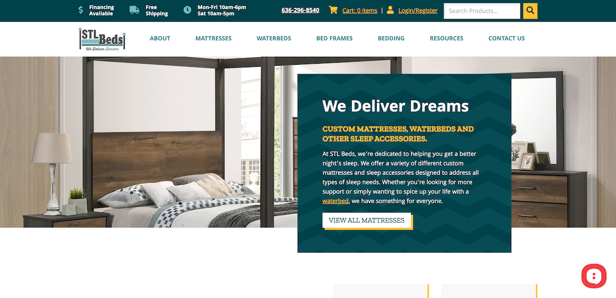 Screenshot of STL Beds