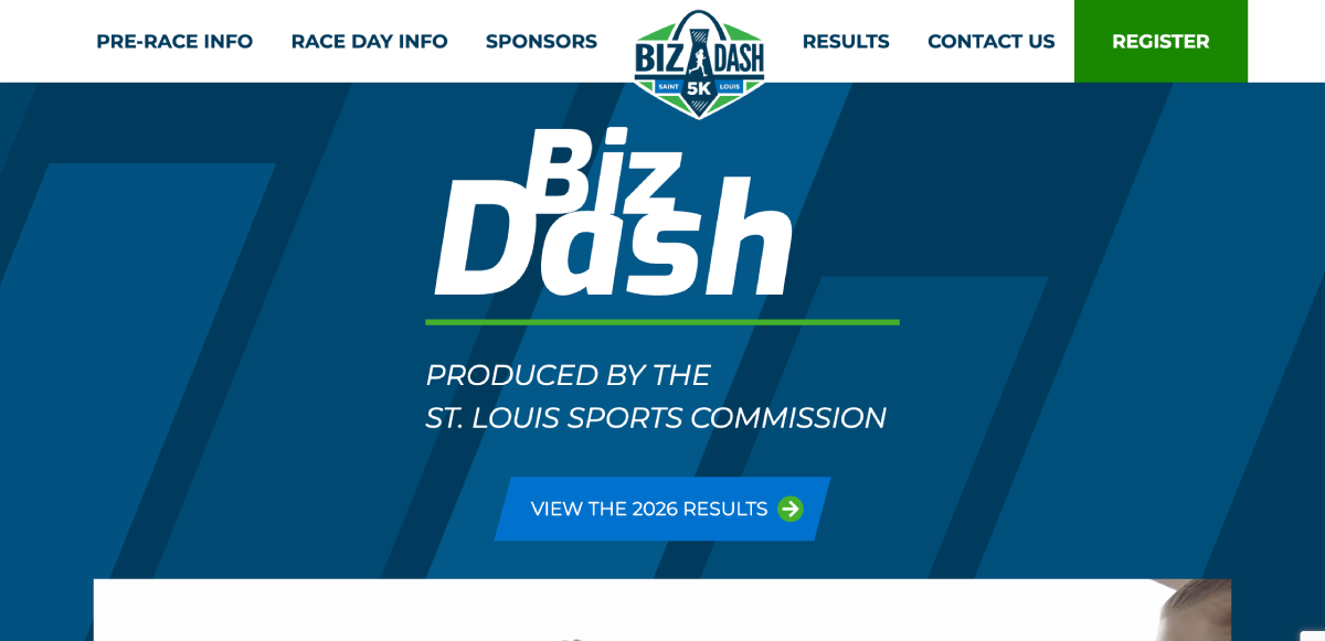 Screenshot of STL Biz Dash